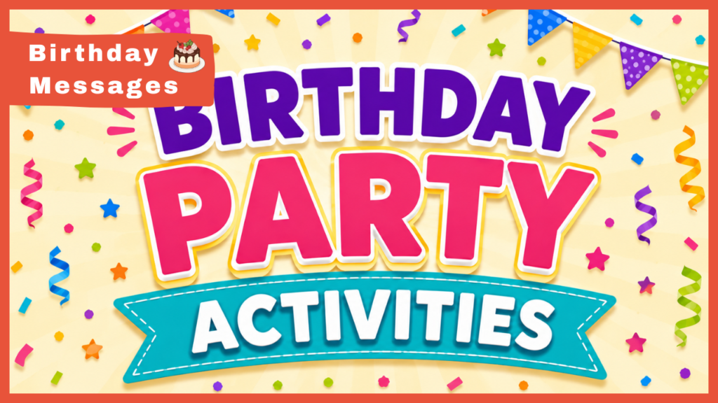 Birthday Party Activities