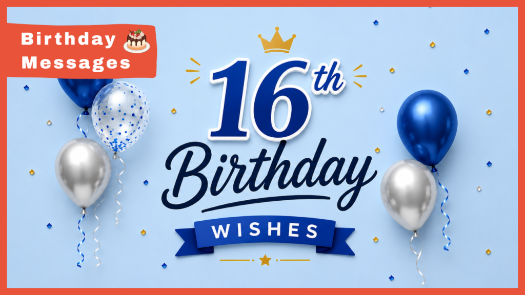 16th Birthday Wishes