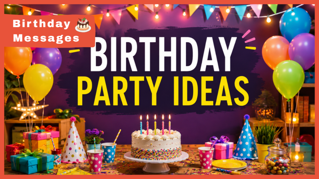 Birthday Party Ideas