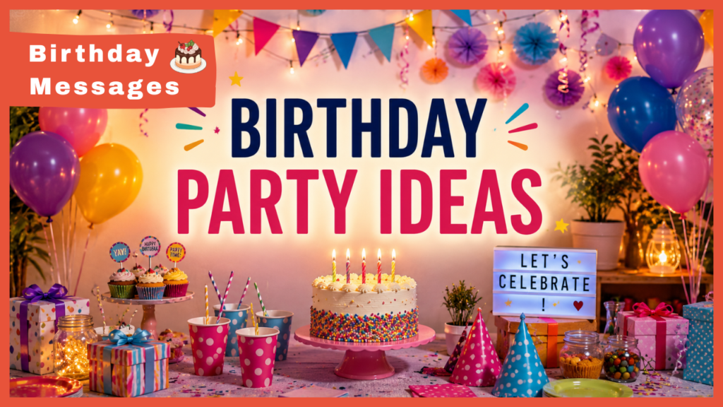 Birthday Party Ideas