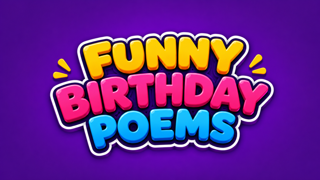 50 Funny Birthday Poems That'll Have Them Laughing Out Loud
