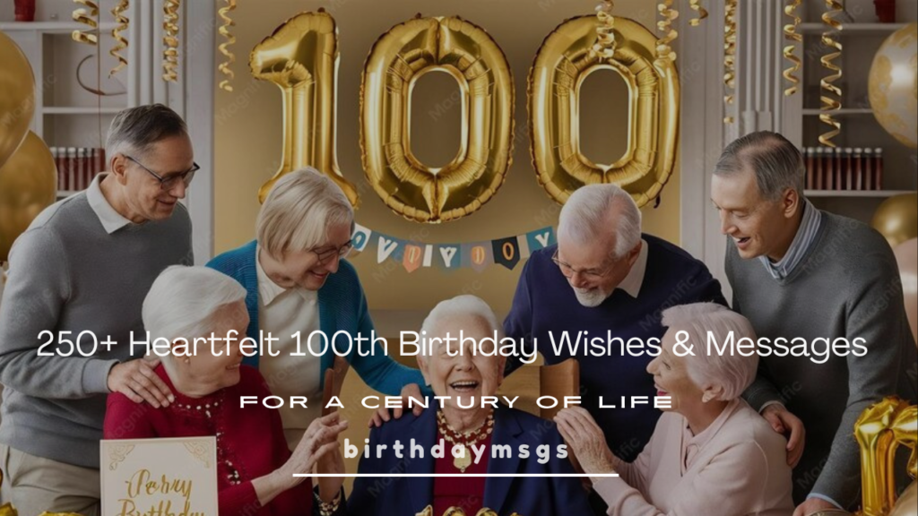100th Birthday Wishes: 60+ Heartfelt Messages for a Whole Century of Life