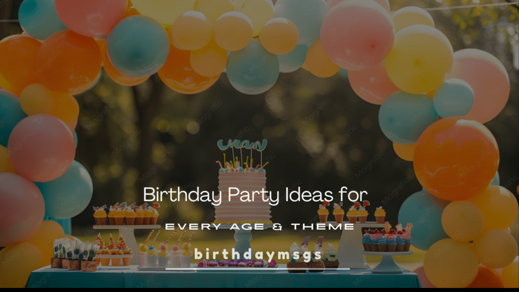 Birthday Party Ideas